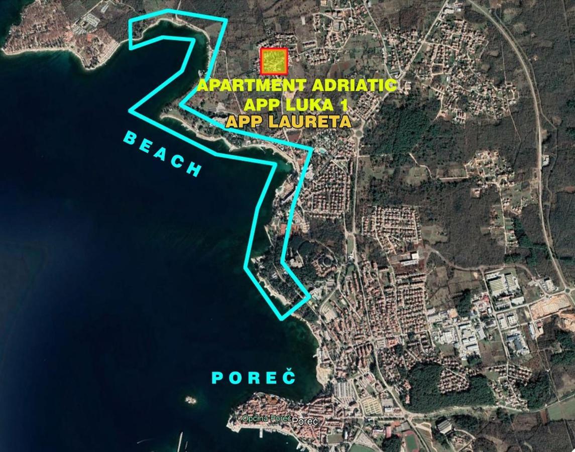 Apartment Laureta Poreč Zewnętrze zdjęcie